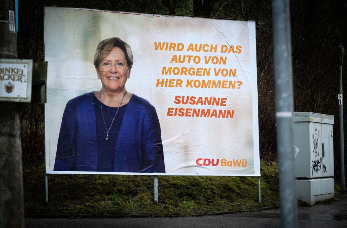 CDU: Kultusministerin Eisenmann im Fokus.