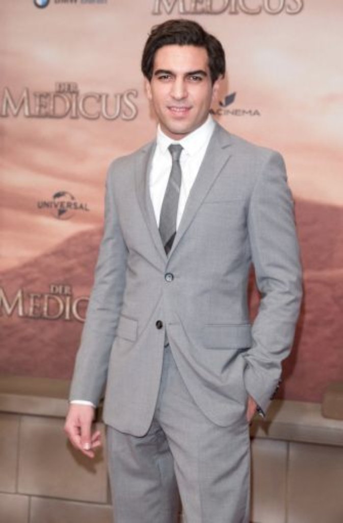 Der Schauspieler Elyas MBarek bei der Weltpremiere des Kinofilms "Der Medicus".