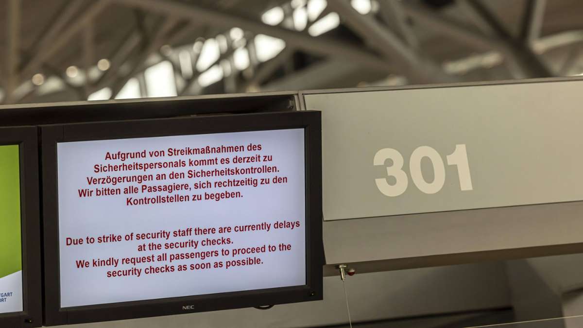 Auch am Flughafen Stuttgart: Verdi ruft für Donnerstag zu Streiks an mehreren Flughäfen auf