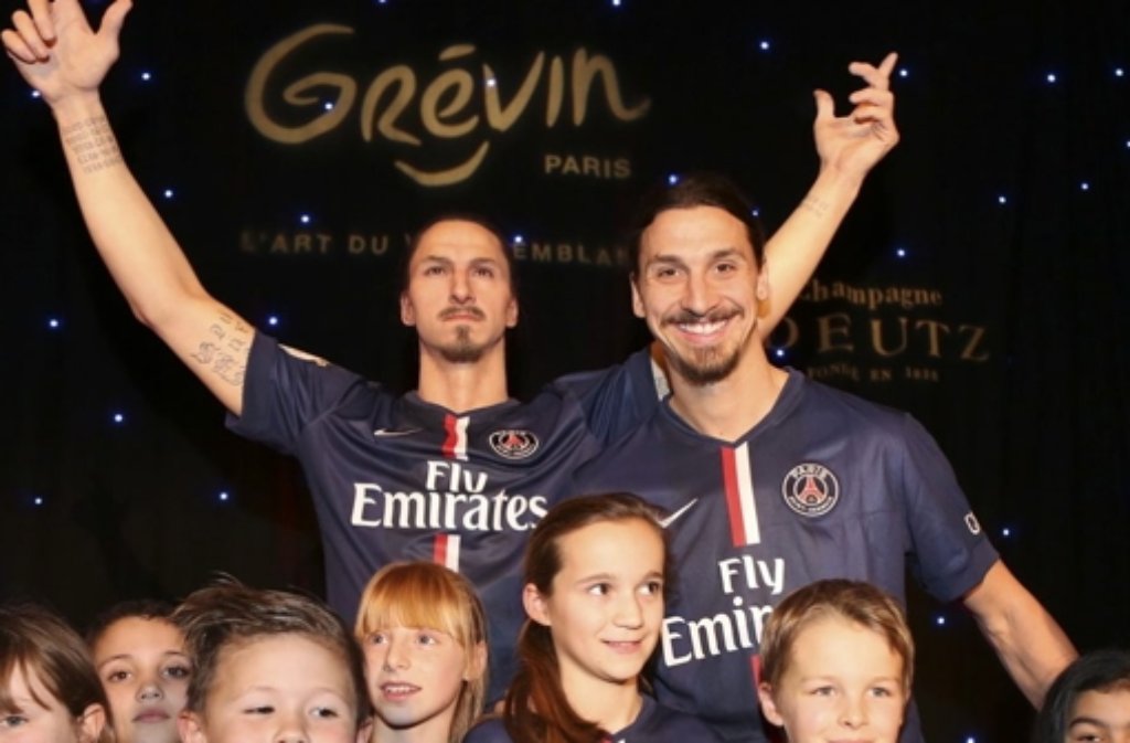 Im Pariser Grevin Museum steht jetzt eine Wachsfigur von St.Germain-Star Zlatan Ibrahimovic.