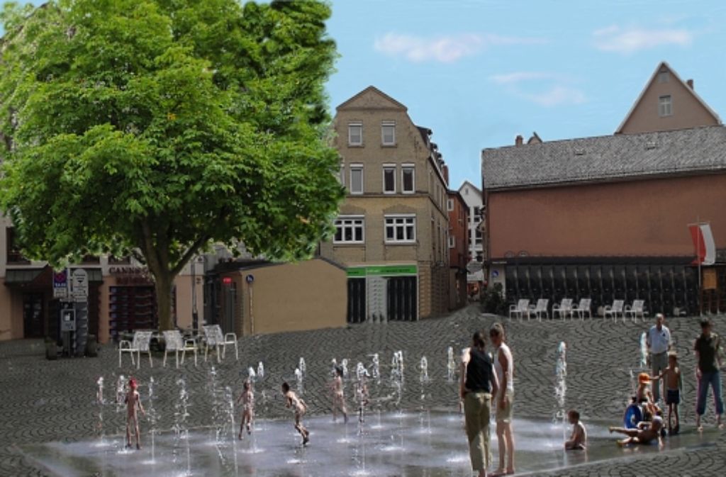 Bevor ein neuer Brunnen auf dem Marktplatz gebaut wird, sollte die Stadt erst einmal die bestehenden Brunnen angemessen betreiben, schreibt die CDU in einem Antrag. Foto: Stadt Stuttgart