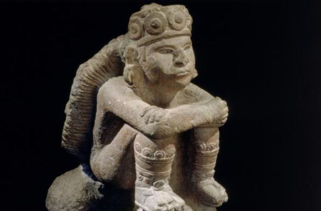 Der „Sonnengott“ ist derzeit in der Stuttgarter Azteken-Schau zu sehen. Foto: Linden-Museum
