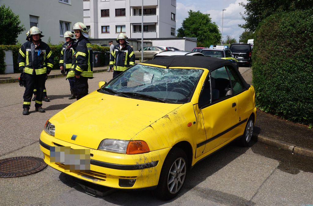 Am Freitag ereignet sich ein Unfall in der Max-Eyth-Straße in Albershausen.