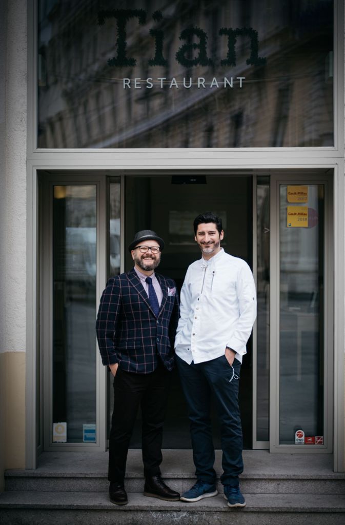 Restaurantleiter André Drechsel (links) und Koch Paul Ivic.