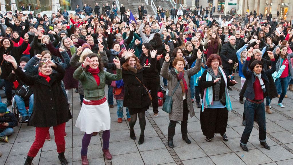 One Billion Rising in Stuttgart: Tanzen gegen Gewalt an Frauen