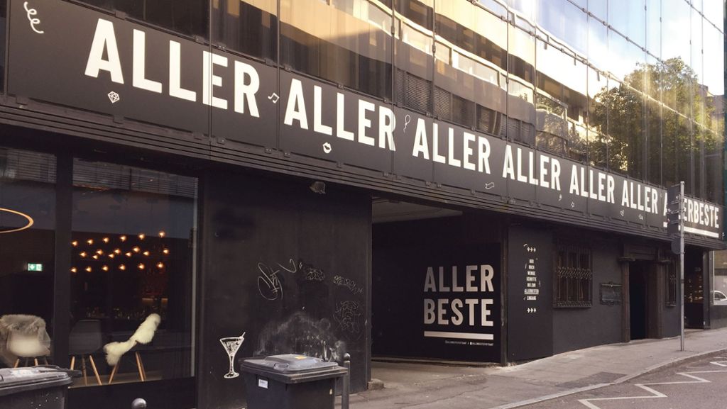  Ob eine neue Diskothek gut ist, entscheiden meist die Besucherzahlen der ersten Monate. Der neue Club auf der Theodor-Heuss-Straße in Stuttgart nennt sich schon heute „ALLER BESTE“. Am Wochenende steigt die große Eröffnung. 