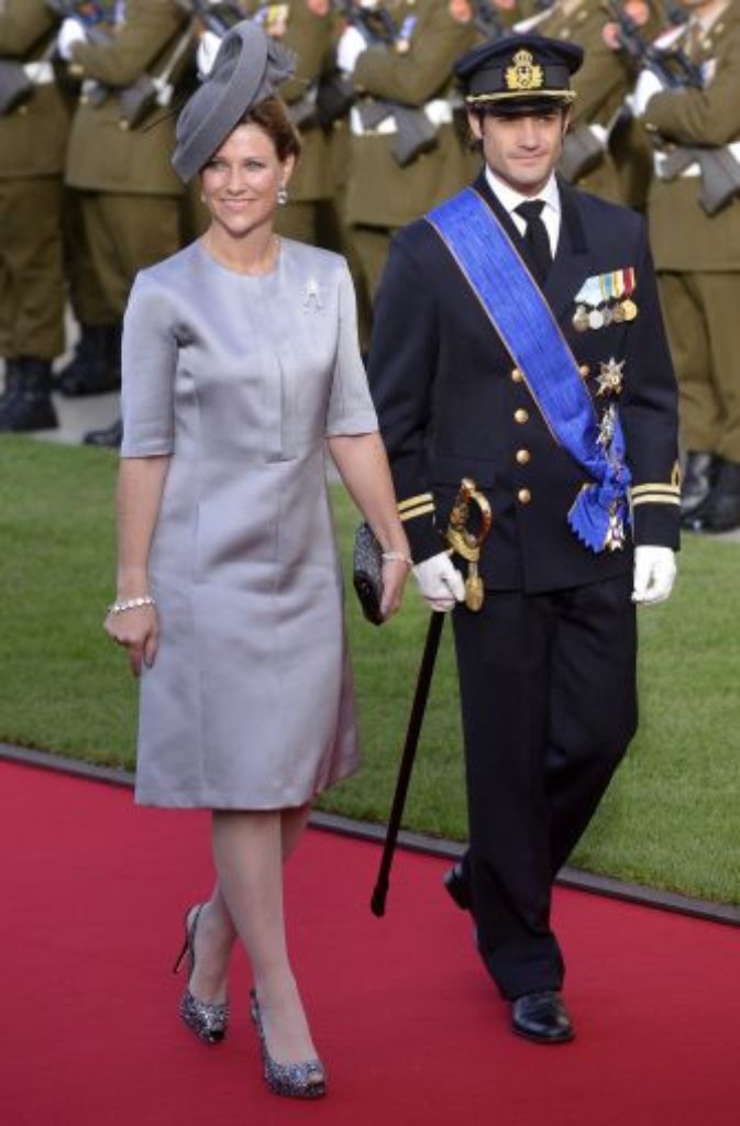 Prinzessin Märtha Louise von Norwegen und Prinz Carl Philip von Schweden