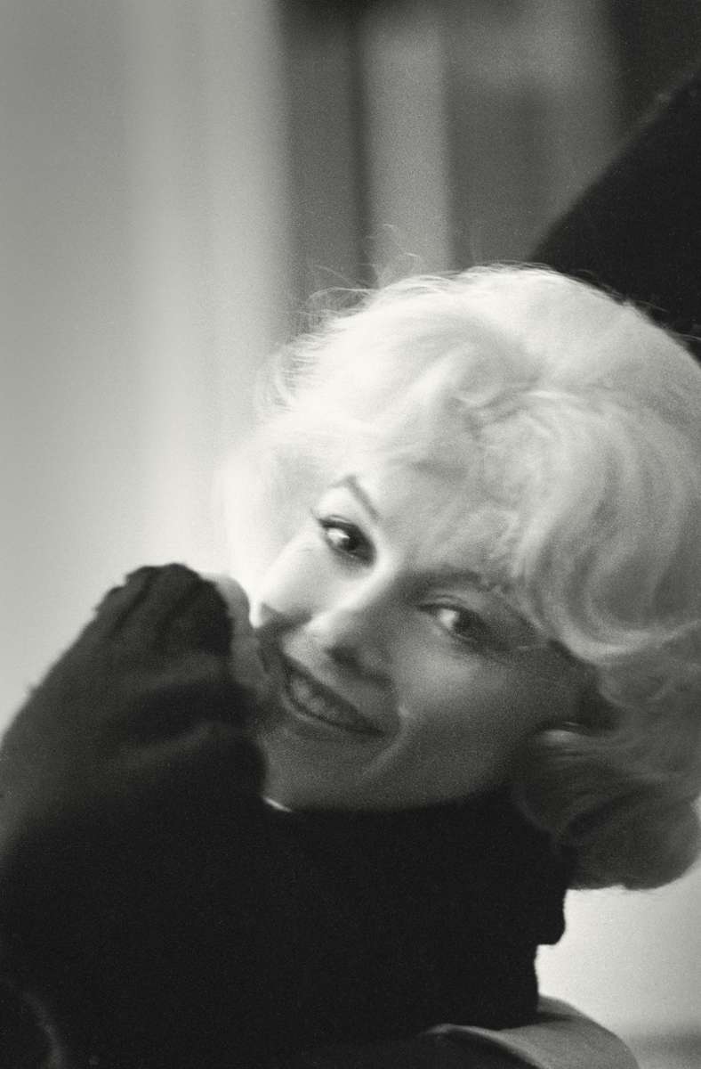 Monroe in ihrem Umkleideraum.
