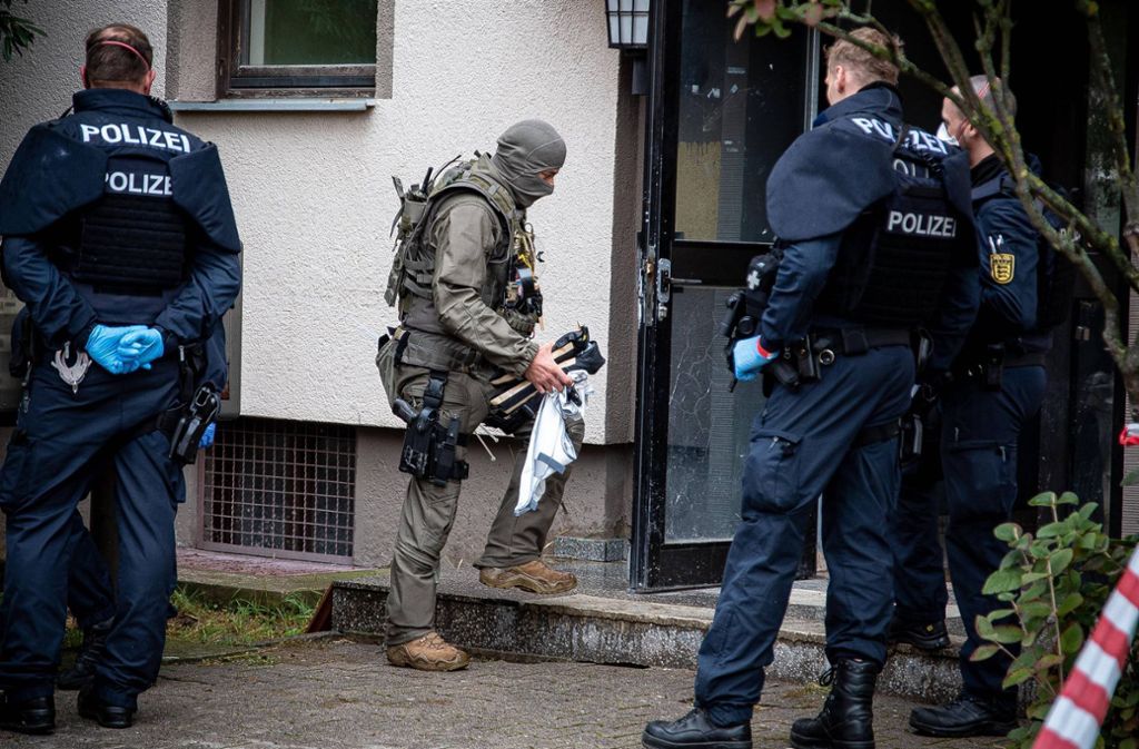 Die Terrorgruppe wurde in einem Mehrfamilienhaus verhaftet.