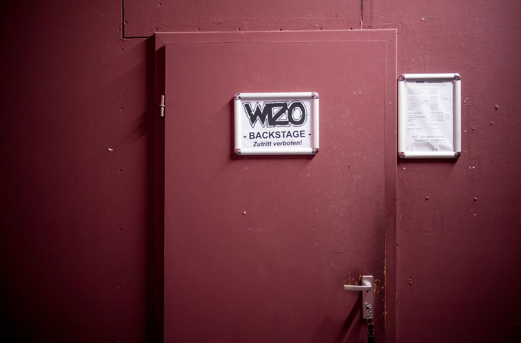 Bitte nicht stören: der Backstage von Wizo.