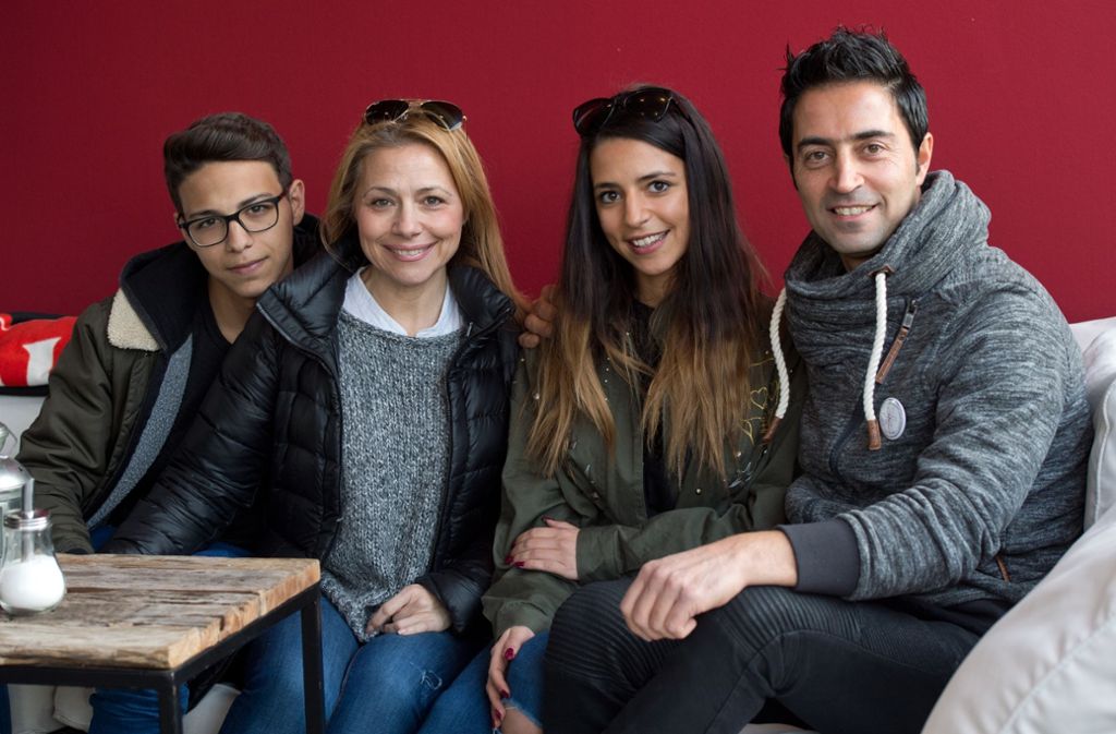 Familie Karim: Dany, Giovanna, Eileen und Issam (von links).