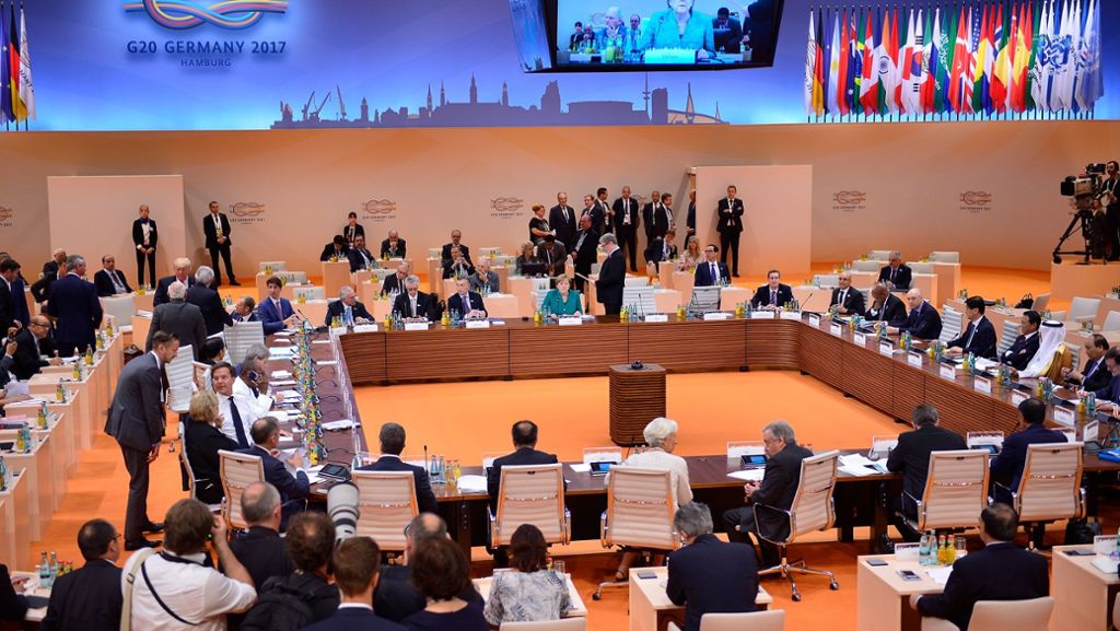 G20-Gipfel in Hamburg: G20 einigt sich auf Abschlusserklärung