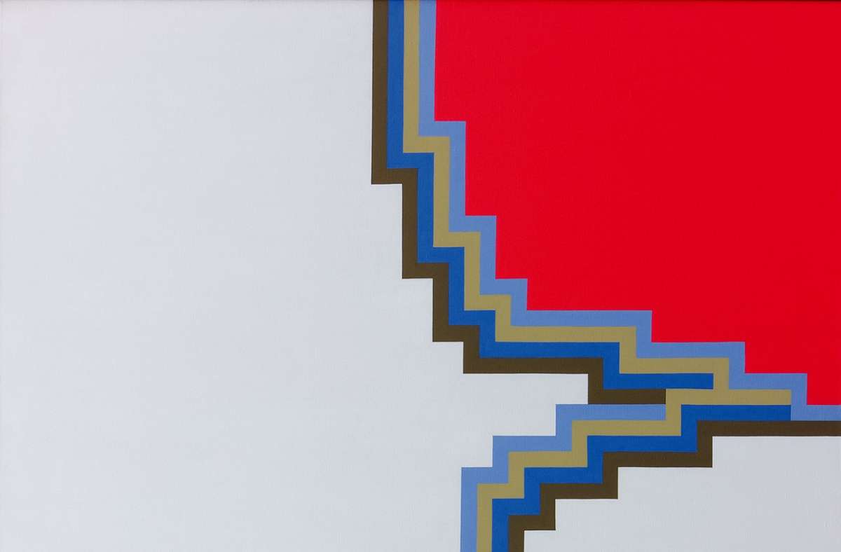 Verena Loewensberg erweckt Linien zum Leben – wie auf dem Gemälde „o.T.“ (Ausschnitt) aus dem Jahr 1965.