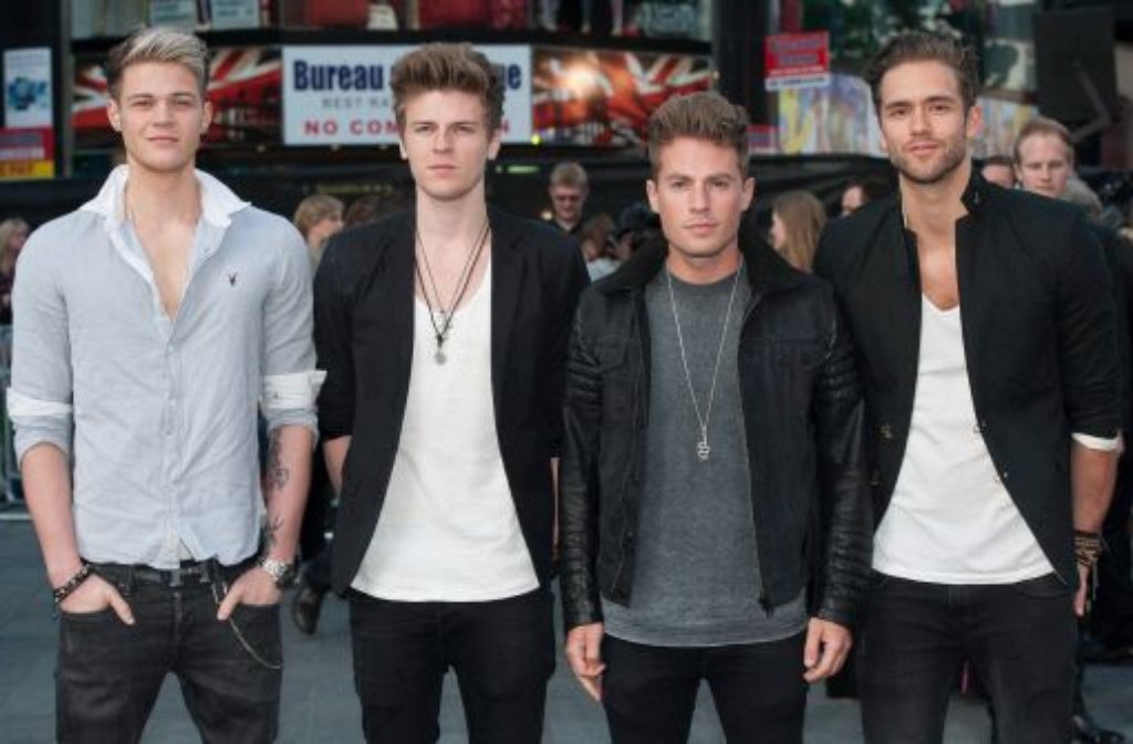 Auch die britische Rockband Lawson kam zu Premiere am Leicester Square in London.