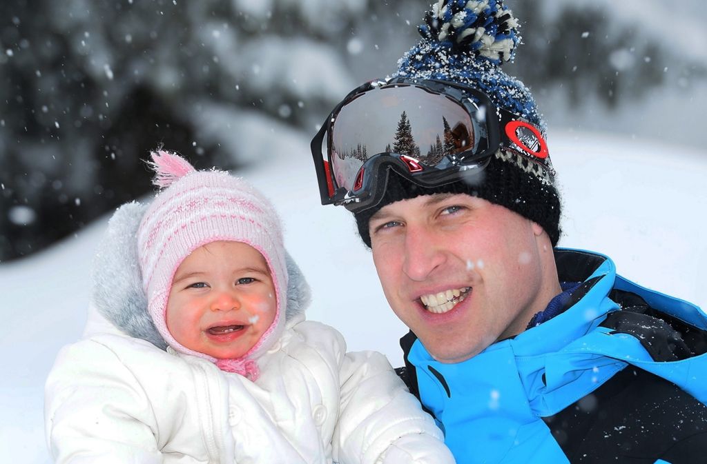 Prinz William mit seiner Tochter im März 2016