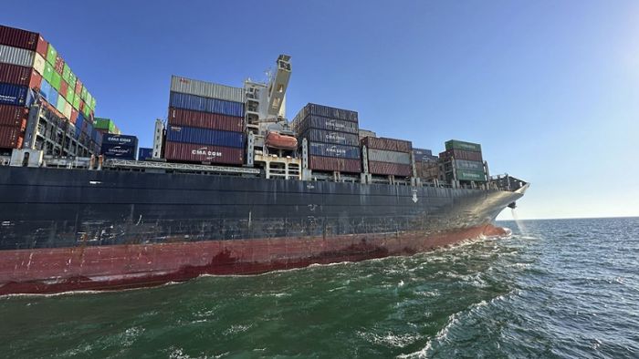 Deutsches Containerschiff verlässt nach 1,5 Jahren südukrainischen Hafen
