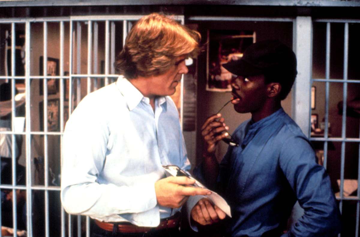 „Nur 48 Stunden“ (1982): Nick Nolte (links) und Eddie Murphy