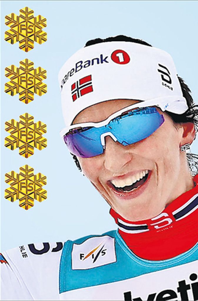 Vier Medaillen: Langläuferin Marit Björgen