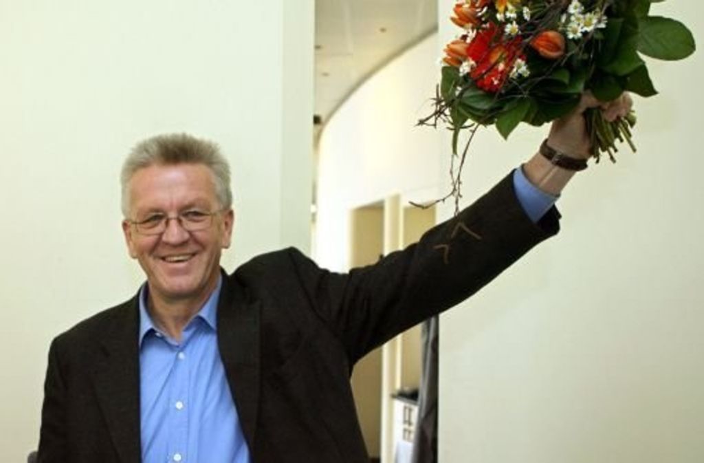 Bei den Landtagswahlen 2006 hatte sich Winfried Kretschmann noch über ein Wahlergebnis von 11,7 Prozent gefreut. Das haben die Grünen 2011 mehr als verdoppelt.