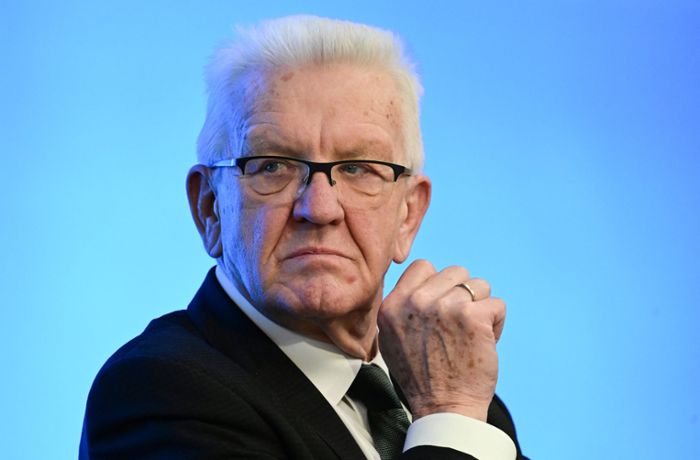 Ministerpräsident von Baden-Württemberg: Kretschmann wirft Scholz Führungsschwäche vor