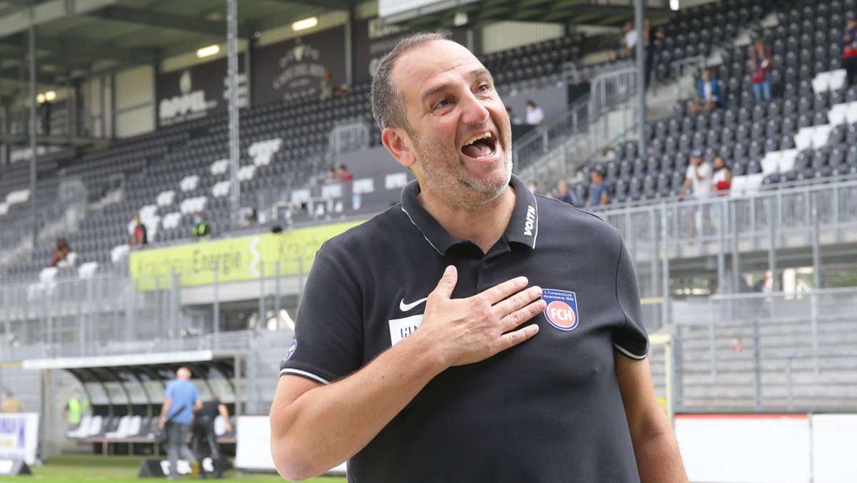 Frank Schmidt von Zweitligist 1. FC Heidenheim: „Einmal Heidenheim, immer Heidenheim – warum nicht?“
