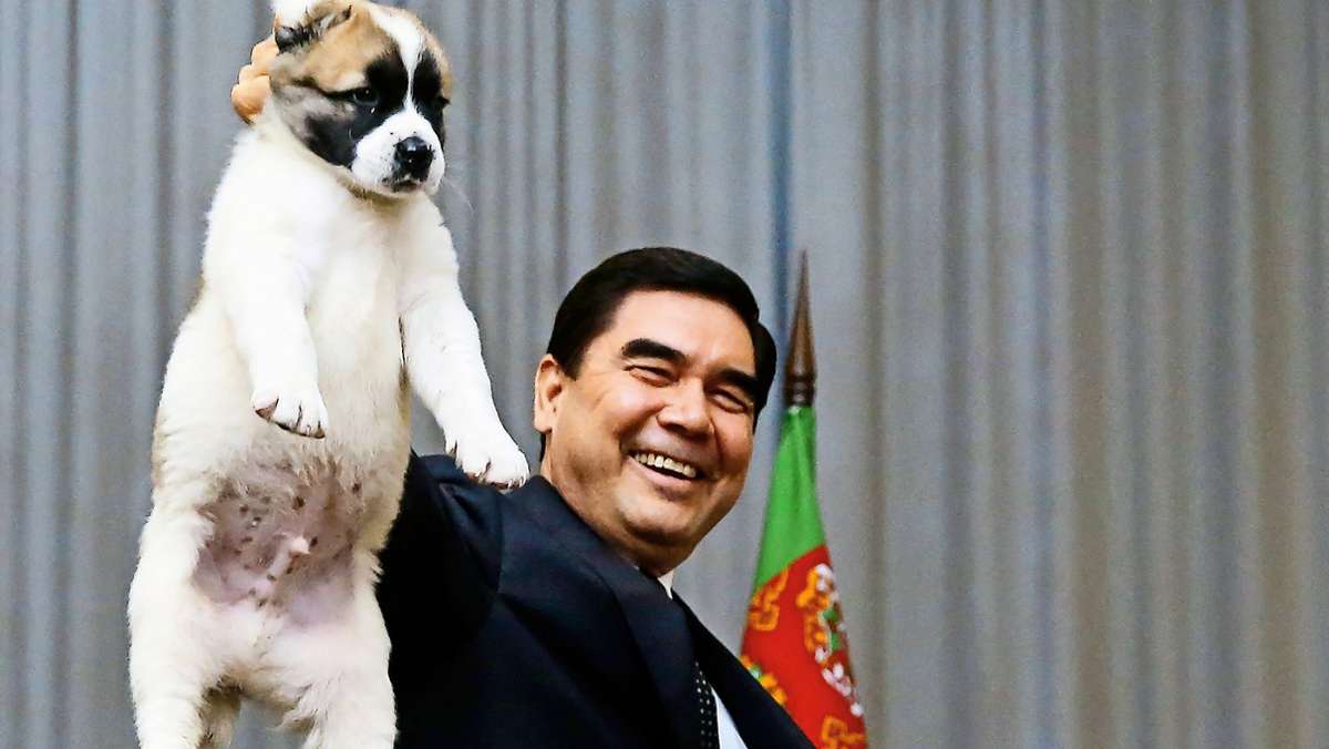  Wenn’s nicht so traurig wäre, könnte der turkmenische Präsident Gurbanguly Berdimuchamedow der lustigste Mann der Welt sein. 