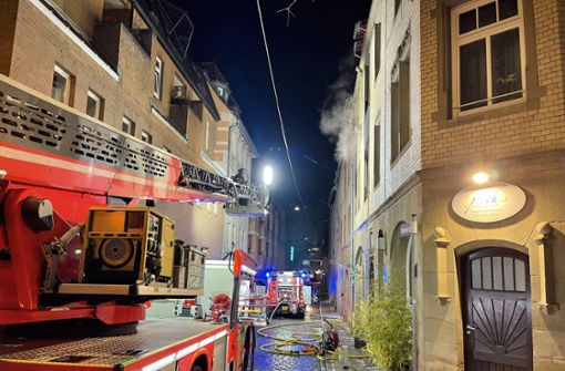 In den engen Gassen des Stuttgarter Bohnenviertels gab es einen Feuerwehreinsatz. Foto: 7aktuell.de/Andreas Werner/7aktuell.de | Andreas Werner