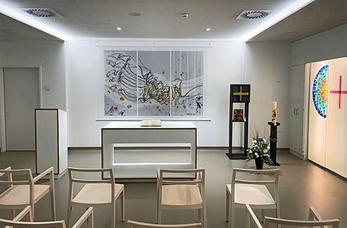 Neue Kapelle in einer Klinik