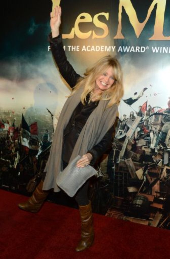 Zu Gast auf der Premierenfeier: Schauspielerin Goldie Hawn