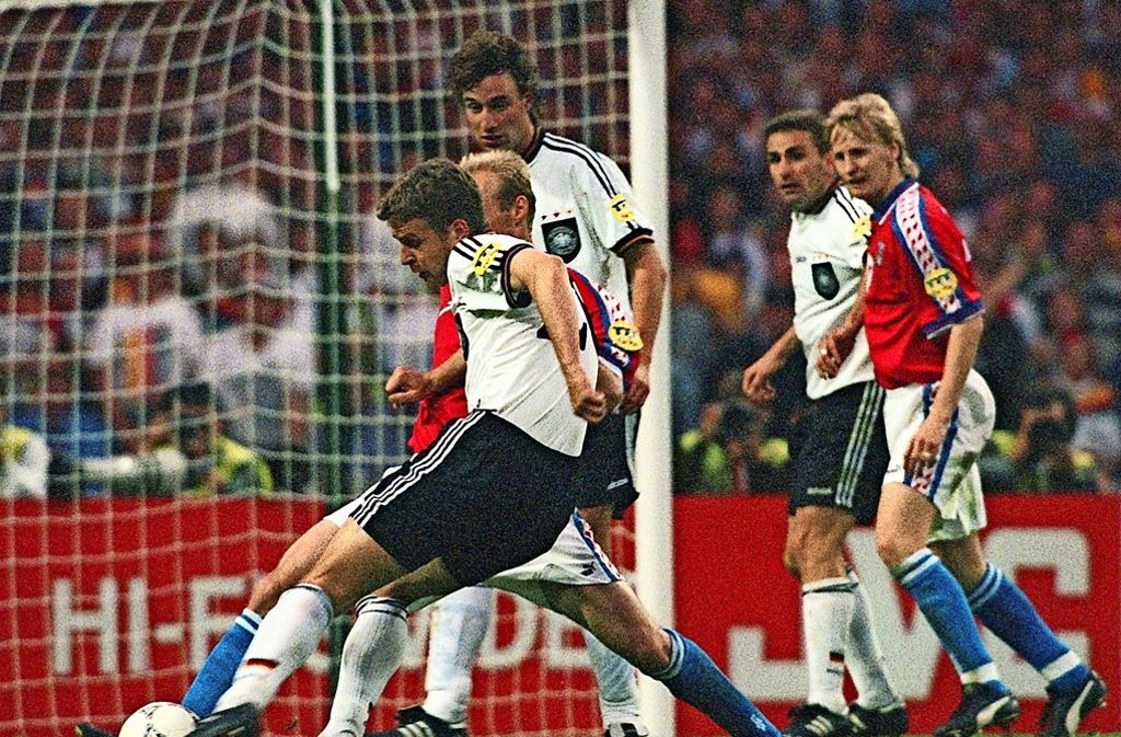 Oliver Bierhoff hat 1996 das EM-Finale gegen Tschechien entschieden.