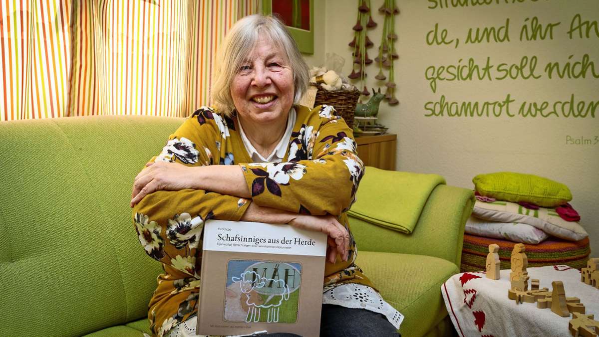 Autorin Evi Schöps aus Heimsheim: Sie ist Hirtin einer biblische Schafherde