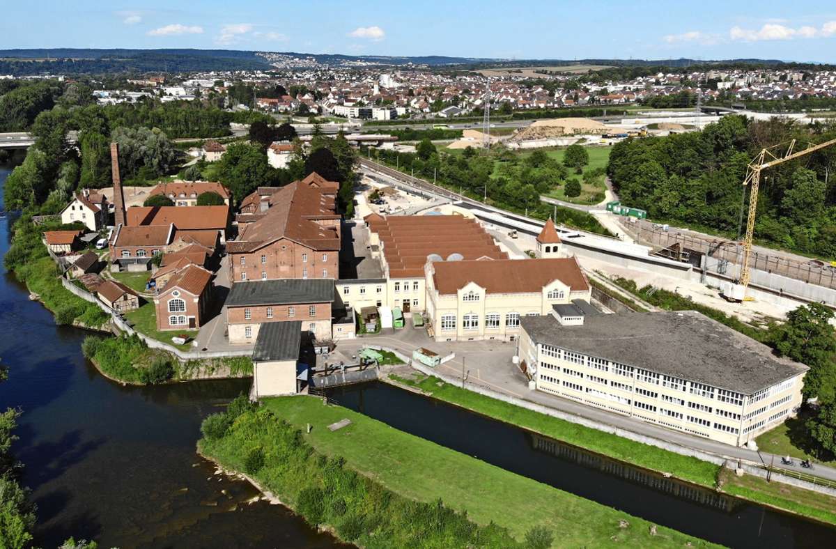 Der Fokus bei der Vermarktung der Wendlinger Neckarspinnerei liegt zunächst auf den historischen Bestandsbauten. Foto: /HOS