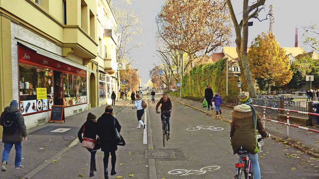 Ludwigsburg startet Test in der City: Alleenstraße ohne Autos