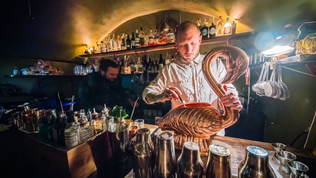 Die Bar des Jahres ist in Frankfurt: „The Kinly Bar im Bahnhofsviertel“: Experimentelle Drinks im Gewölbekeller