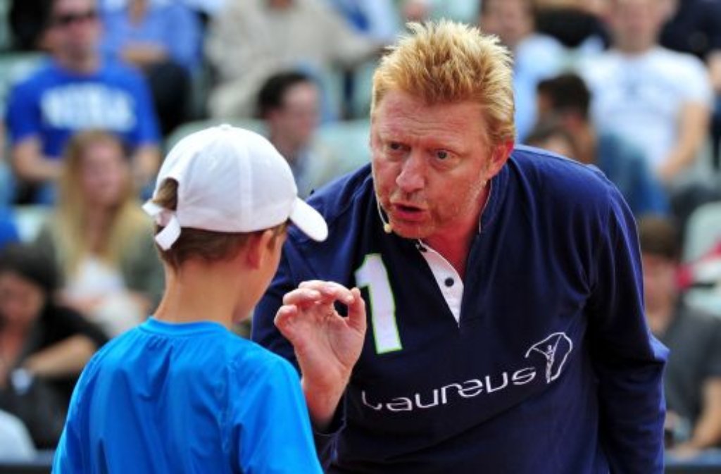 Boris Becker zu Gast in Stuttgart.