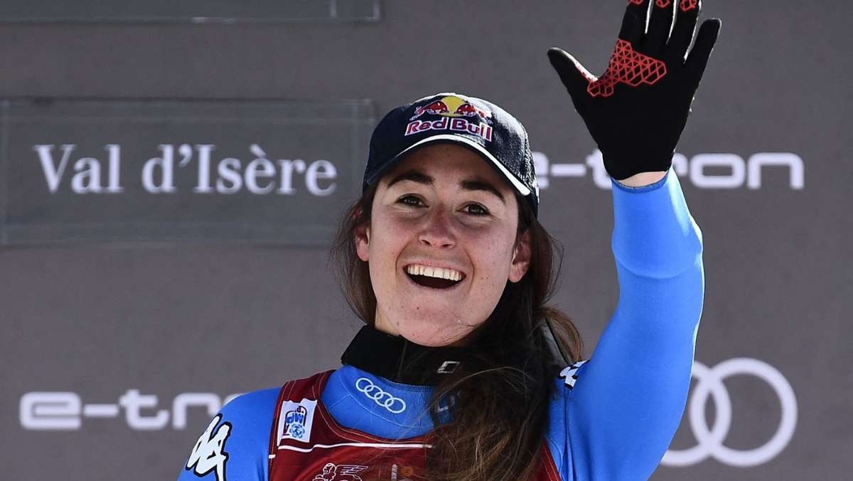  Sofia Goggia ist in den schnellen Disziplinen zurzeit unschlagbar. In Val d’Isère gewinnt die etwas andere Skirennläuferin die Abfahrt und den Super-G. 
