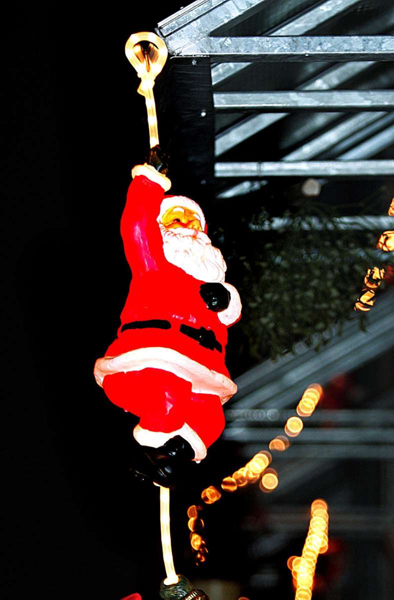Leucht-Weihnachtsmann von 2005.