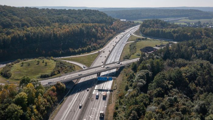 A 81-Brücke zwischen Böblingen und Ehningen gesperrt