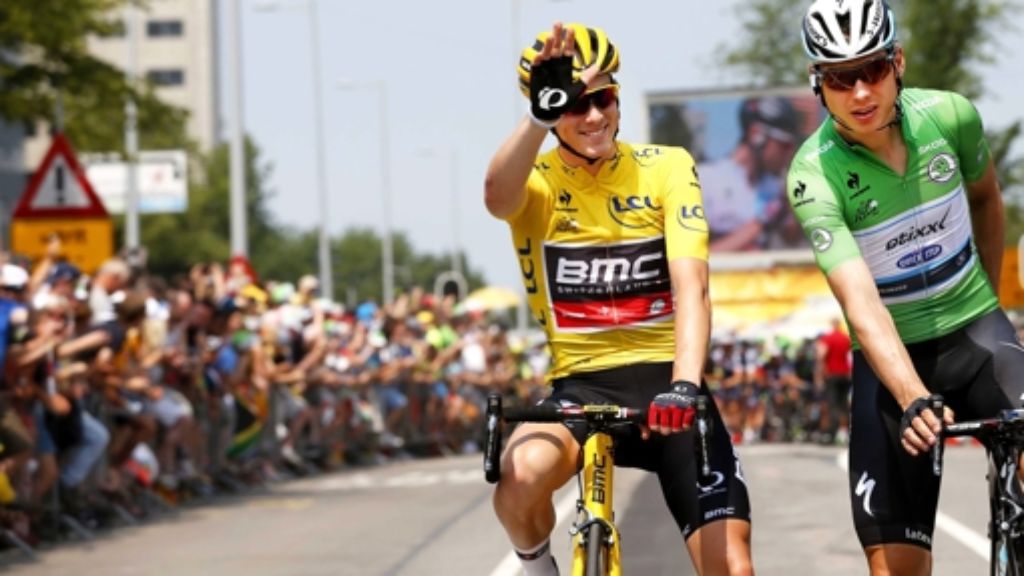 Tour de France: Martin wieder hauchdünn an Gelb vorbei