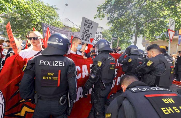 Demonstrationen in Stuttgart: AfD-Kundgebung und Gegendemos in der Stadt