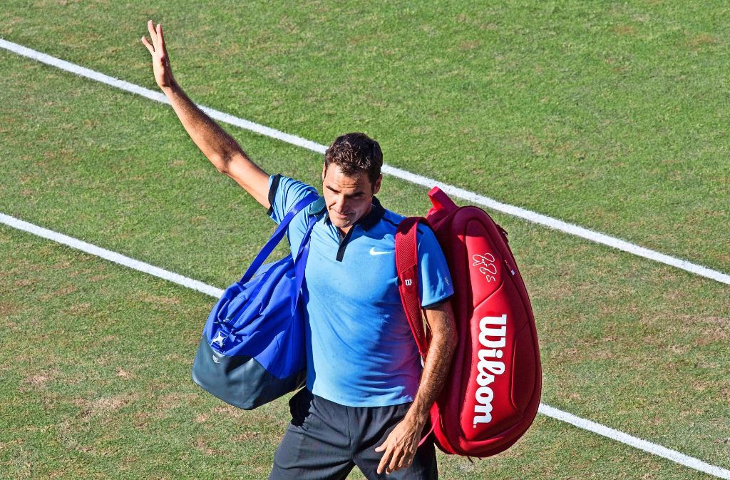 Abgang einer Legende: Roger Federer kam beim Turnier am Weissenhof nicht über die erste Runde hinaus.