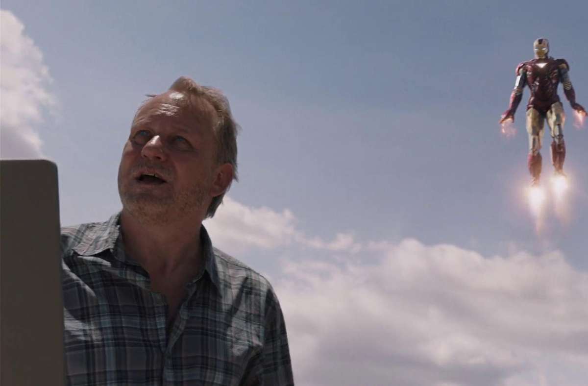 Stellan Skarsgård als Erik Selvig im Marvel-Kinofilm „Avengers: Age of Ultron“ (2015)
