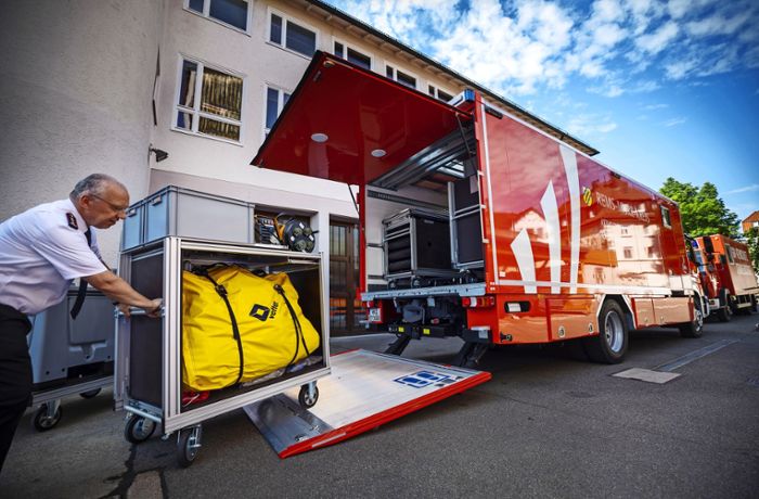 Neues Fahrzeug im Rems-Murr-Kreis: Ein Gerätewagen für den Katastrophenschutz
