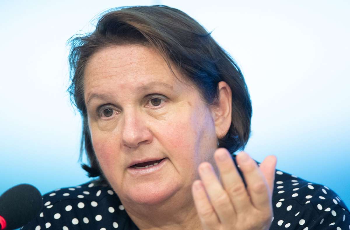Kultusministerin Theresa Schopper sieht sich Kritik ausgesetzt. Foto: dpa/Bernd Weißbrod