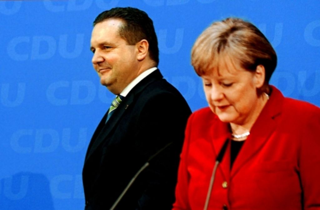 Angela Merkel hat ihm den Weg an die Macht geebnet:  Stefan Mappus Foto: dapd