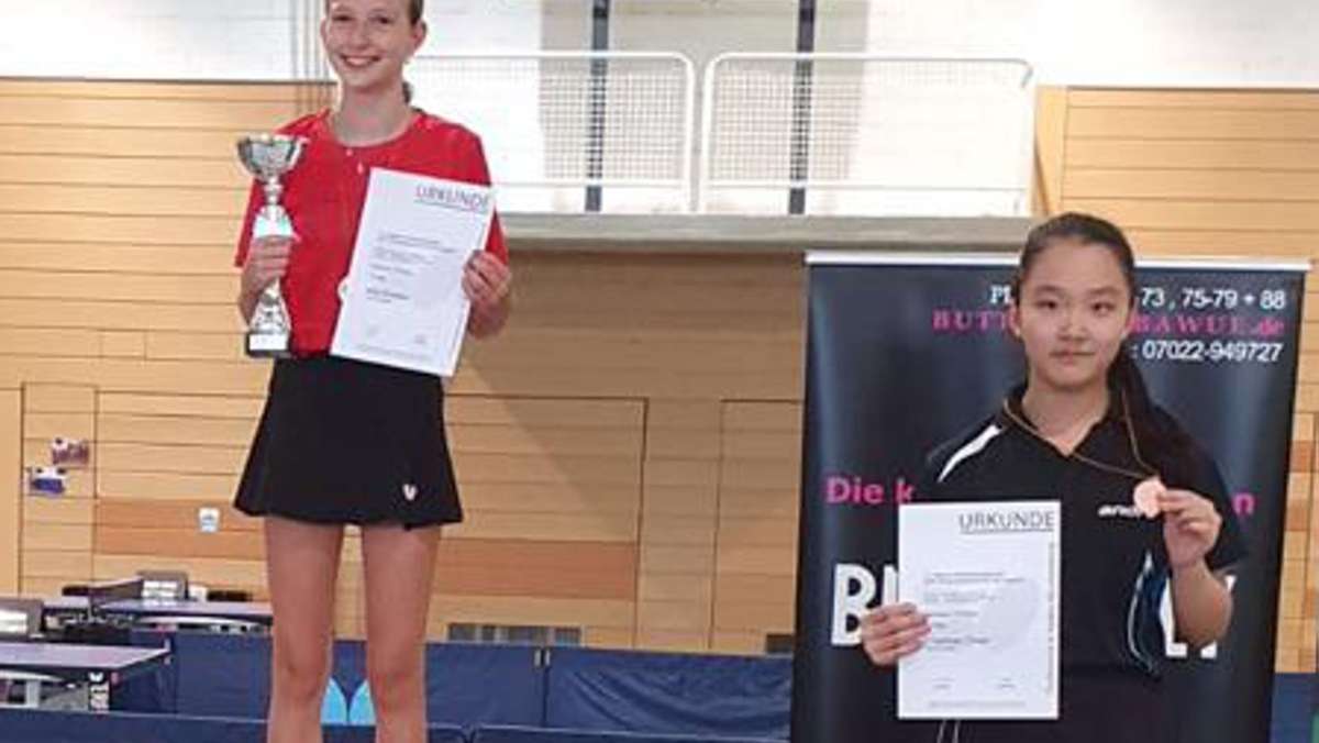 Tischtennis-Talent des TSV Korntal: Milla Pardela  ist die Nummer eins der U 15