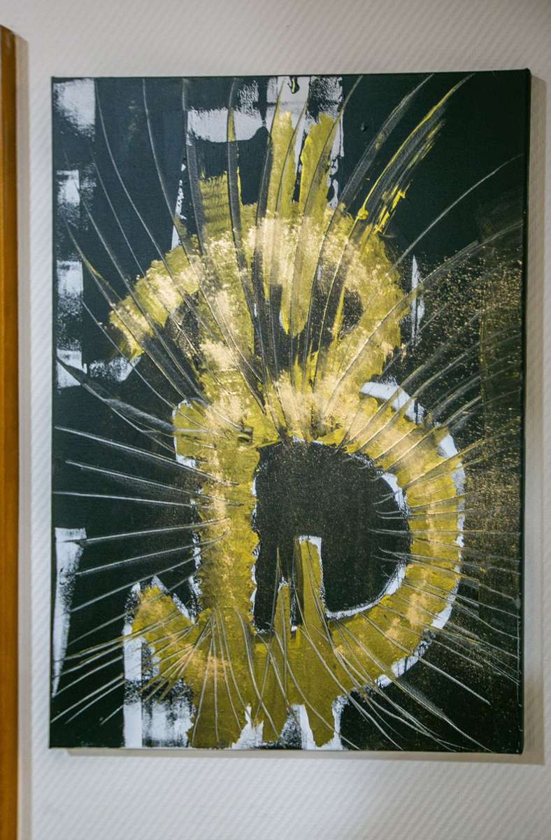 Auch die sogenannte Bitcoin-Kunst kann im Hotel angeschaut und ausgestellt werden.