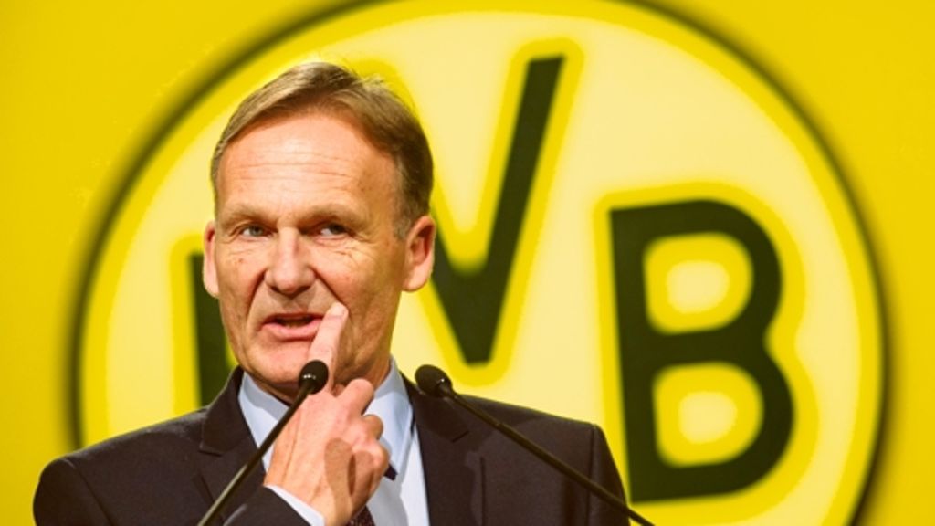  Der Dortmunder Geschäftsführer Hans-Joachim Watzke hat den BVB in den vergangenen Jahren in allen Bereichen wieder auf Vordermann gebracht. Am Sonntag spielen die Dortmunder gegen den VfB. 