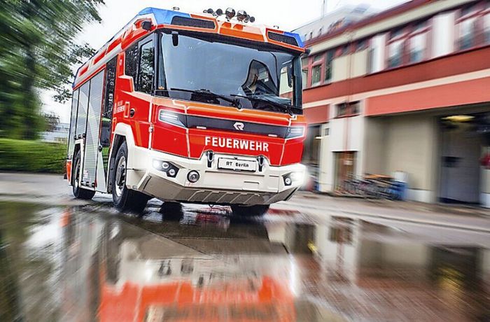 Umweltfreundliche Feuerwehr in Gärtringen: Die Helfer kommen schadstofffrei zum Brand