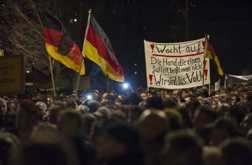 Kaum etwas hat Deutschland 2014 innenpolitisch so geprägt wie die Pegida-Bewegung. Weitere wichtige Themen gibt es in unserer Bilderstrecke. Foto: AFP